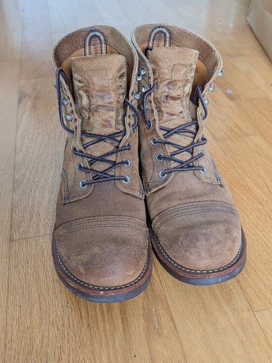 Red Wing Iron Ranger boots Heritage Hawthorne Muleskinner sz 8.5 main image 5